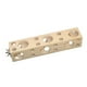 thumbnail image 1 of Bloque De Madera Con Agujeros, Fácil De Instalar, Juguete Para Masticar Pájaros Para Guacamayos, Periquitos, 20 Cm X 4 Cm X 4 Cm, 1 of 5