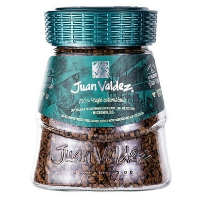 Café Liofilizado Descafeinado Frasco 95 G Juan Valdez