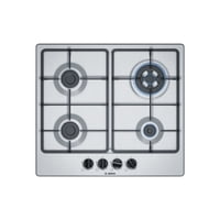 Encimera A Gas Bosch 60Cm 4 Quemadores Acero Inox