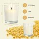 thumbnail image 2 of Votive Candles Soft Breeze, 24 unidades, color marfil, sin perfume, 2 of 5