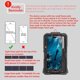 thumbnail image 4 of Carcasa Submarina YIXXI para iPhone 15 m Impermeable Negro Naranja, 4 of 9