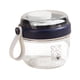 thumbnail image 4 of Taza de ensalada, contenedores de durante la noche, tapa hermética a prueba de fugas, taza de almacenamiento de ensalada reutilizable de 650ml, Azul, 4 of 5
