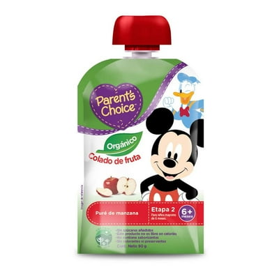 Colado Orgánico Puré De Manzana 90 G Parent'S Choice