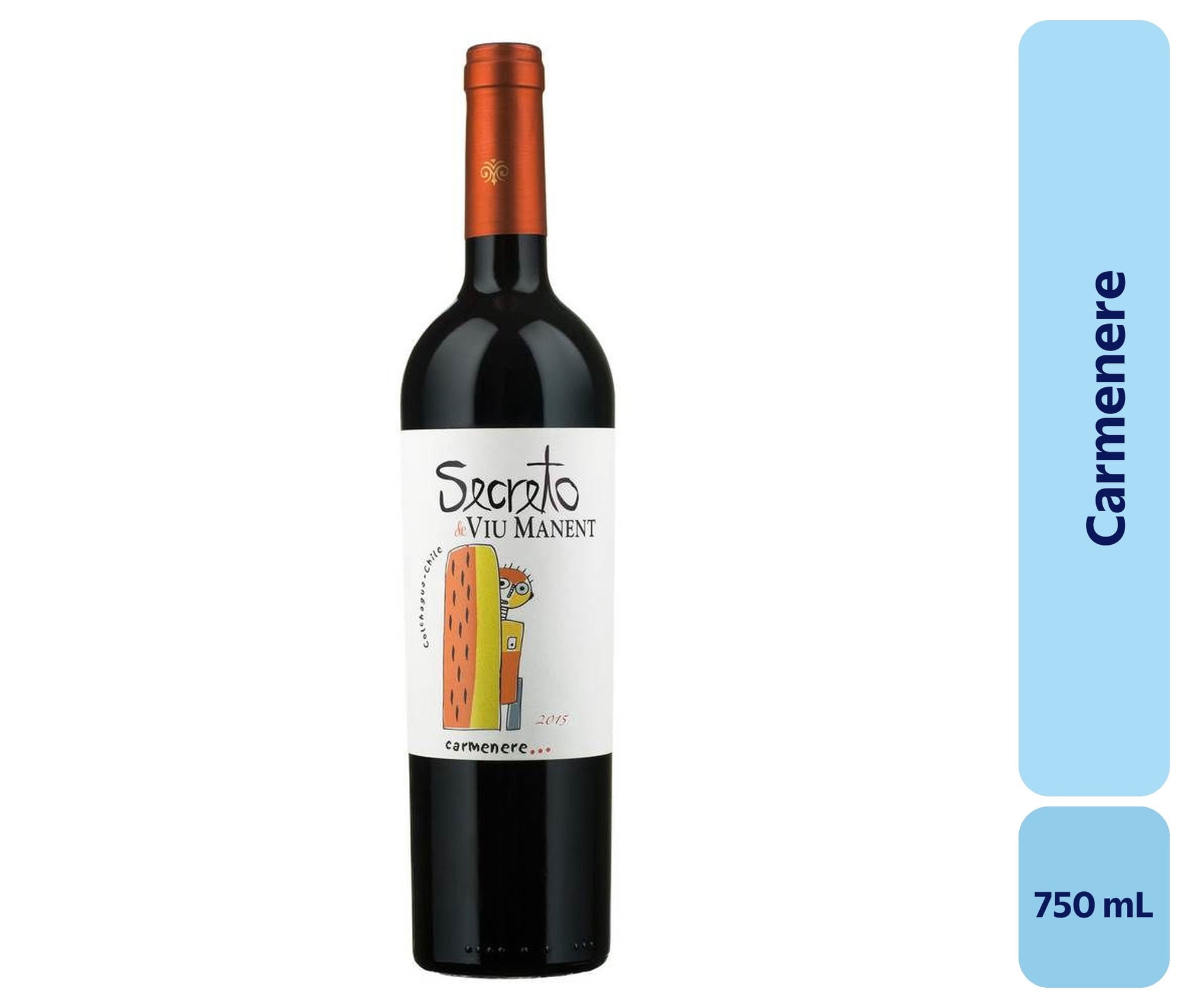 Vino Carménère Botella 750 mL Viu Manent