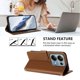 thumbnail image 4 of Funda Volteable tipo Billetera con Correa para Xiaomi Redmi Note 14S 4G, Marrón, 4 of 6