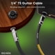 thumbnail image 4 of Cable De Instrumento De Audio 3 M 1 4 Pulgada A, 4 of 7