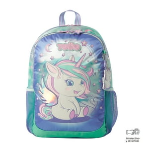 Mochila Escolar Para Niña Magic Dreams Grande Verde Totto