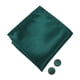thumbnail image 3 of Corbatin Seda Hombre Paño y colleras Set humita regalo formal Pajarita verde Talla Única, 3 of 4