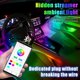 thumbnail image 2 of Luces interiores para auto HMYC 46 cm 18 en 1 LED RGB acrílico con control por app, 2 of 9