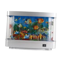 Magideal - Lámpara De Acuario, Lámpara Decorativa De Acuario Falso, Lámpara De Paisaje Tropical Artificial, Decoración Para Escritorio, Cumpleaños, Dormitorio,