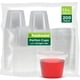 thumbnail image 1 of Vasos de plástico para porciones con tapa Freshware, 160 ml [200 juegos], 1 of 4