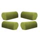 thumbnail image 3 of Juego De 4 Fundas De Reposabrazos De Sofá De Muebles De Franela Protectores Verde, 3 of 5
