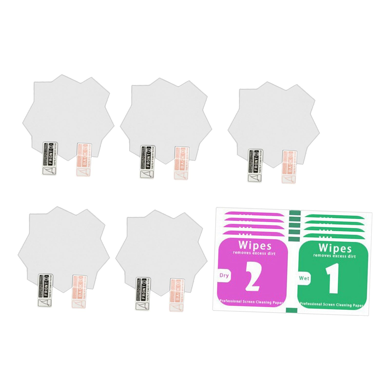 Magideal - 5 Protectores De Pantalla Flim Tpu Con Toallitas De Limpieza Húmedas/secas, Protección De Repuesto, Profesional, Fácil De Usar, Antiarañazos, Finos Y Película Antiarañazos