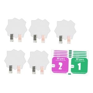Magideal - 5 Protectores De Pantalla Flim Tpu Con Toallitas De Limpieza Húmedas/Secas, Protección De Repuesto, Profesional, Fácil De Usar, Antiarañazos, Finos Y Película Antiarañazos