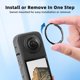 thumbnail image 4 of Protector de lente Flymile X4 de vidrio templado premium para Insta360 X4, 4 of 7