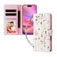 thumbnail image 3 of FOXDOCK Funda Tipo Cartera Floral para iPhone X/XS ,Funda con Tapa de Cuero PU, Protección Antigolpes con Ranuras para Tarjetas y Soporte, 3 of 5