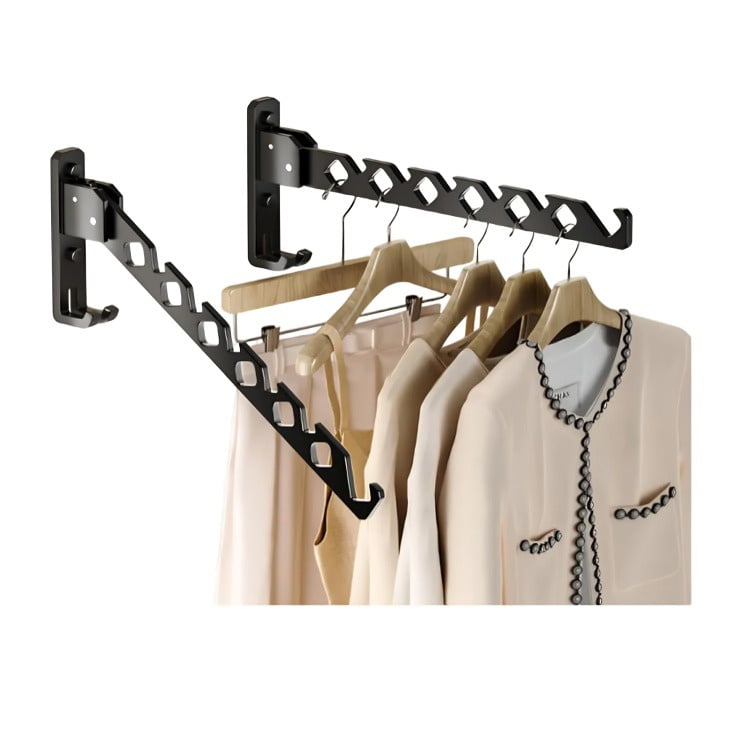 Genérico - Par De Soportes Pared Metal Colgador