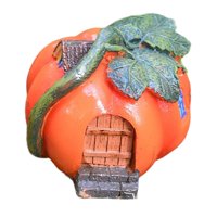 Ioensy - Calabaza Cottage Hada Jardín Casa Estatua Para Micro Paisaje Decoración Pequeña Calabaza