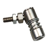 Magideal - Articulación Esférica De Gas Para Cable De Control De Embarcaciones Marinas, Extremo De Conexión, Conector De Barra De Acoplamiento De Acero Inoxidabl
