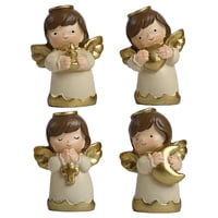 Bothyi - Mini Ángeles Escultura Regalos De Cumpleaños Ilustraciones Modernas Para Escritorio Oficina En Casa