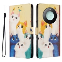 Foxdock Funda Tipo Cartera Para Honor X9C Smart Con Soporte Y Correa – Diseño De Patrones Lindos