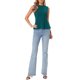 thumbnail image 2 of INSPIRE CHIC Blusas Peplum sin mangas para mujeres, blusas informales de negocios estilo babydoll, perfectas para verano y otoño, L Azul Pavo Real, 2 of 6