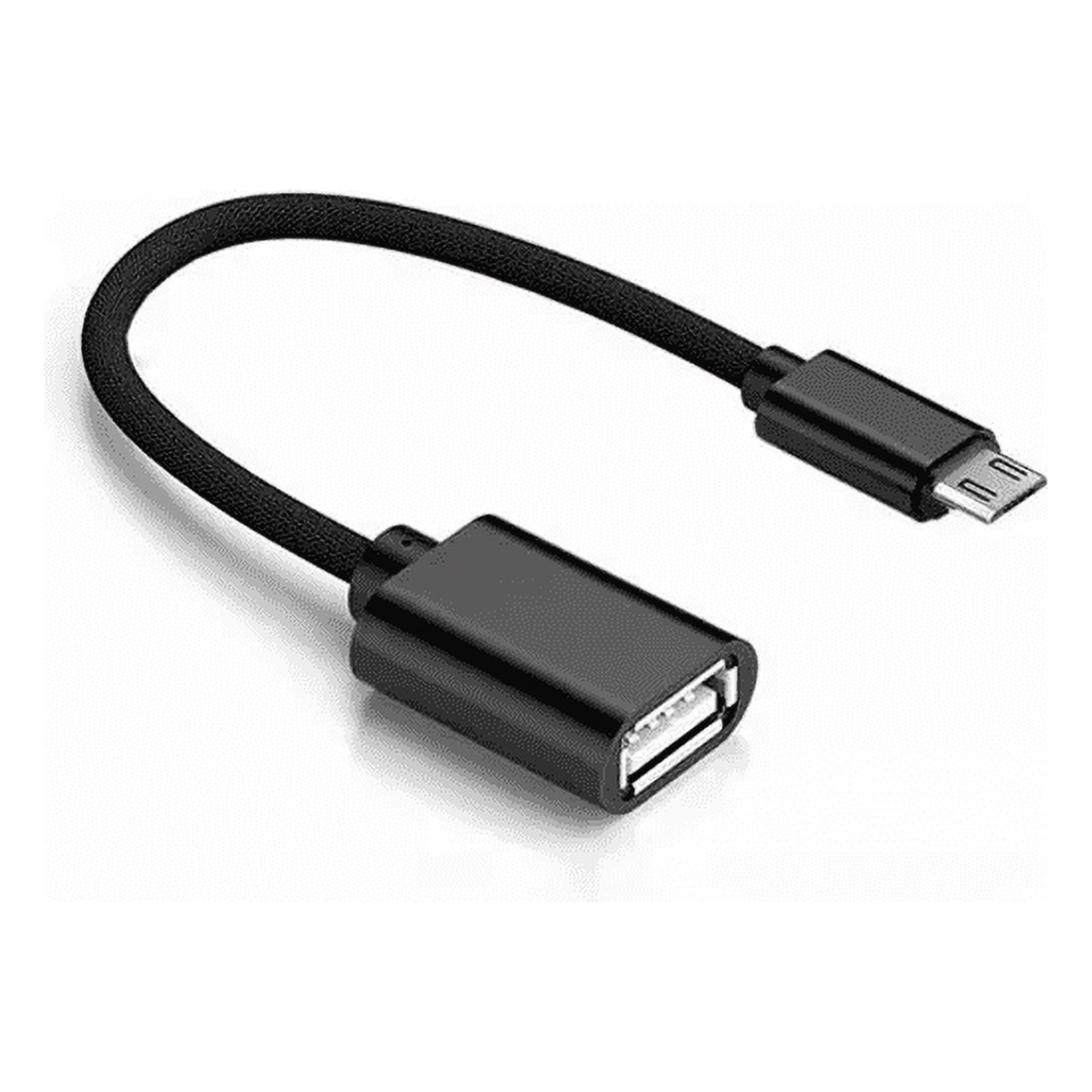 Genérico - Cable Otg Micro Adaptador Usb Para Pendrive Mouse Teclado