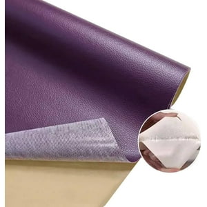 Kimale - Parche Adhesivo Cuero 30X20 Sofás Reparación Morado