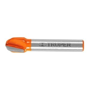 Truper - Fresa Para Medias Cañas 3/8""