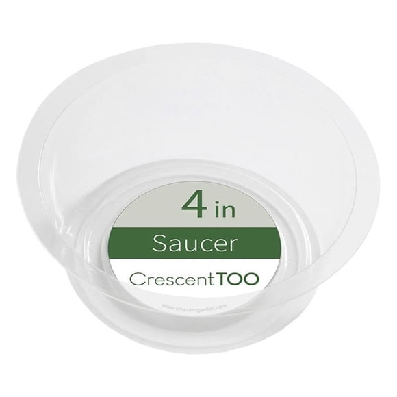 Plato para plantas Crescent Too 10 cm Polietileno transparente