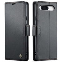 Caseme Tipo Cartera Google Pixel 8A Con Cierre Magnético, Rfid, Tarjetero, Soporte, Carga Inalámbrica