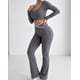 thumbnail image 4 of Conjunto Yoga Mujer Flare Líneas Estilo Moderno - YJ320, 4 of 5