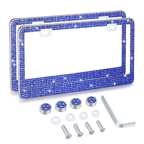 Marco para matrícula Gioyonil azul 16x31 cm (paquete de 2)