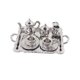 thumbnail image 1 of 10 piezas 1:12 casa de mu?ecas en miniatura de metal plata de té de café conjunto de vajilla, 1 of 4