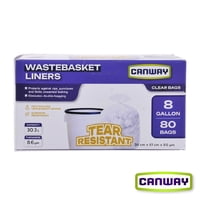 Bolsas Basura Papelero 56 X 61 Cm Canway 80 Un