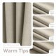 thumbnail image 5 of Cortinas opacas DrapeMaster de lino – juego de 2 paneles, 5 of 7