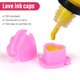 thumbnail image 5 of Tazas para tinta de tatuaje IFERO 200 uds rosa desechables, 5 of 8