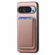 thumbnail image 2 of Funda de Cuero Magnética con Tarjetero para Google Pixel 9 Pro Cubierta Delgada Rosa, 2 of 5