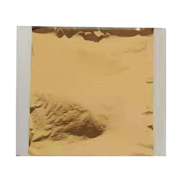 100x Hojas Doradas, Ornamento, Bolsa De Regalo, Relleno, Decoración Artística De Uñas, Regalos, Papel De Aluminio, Champán Dorado