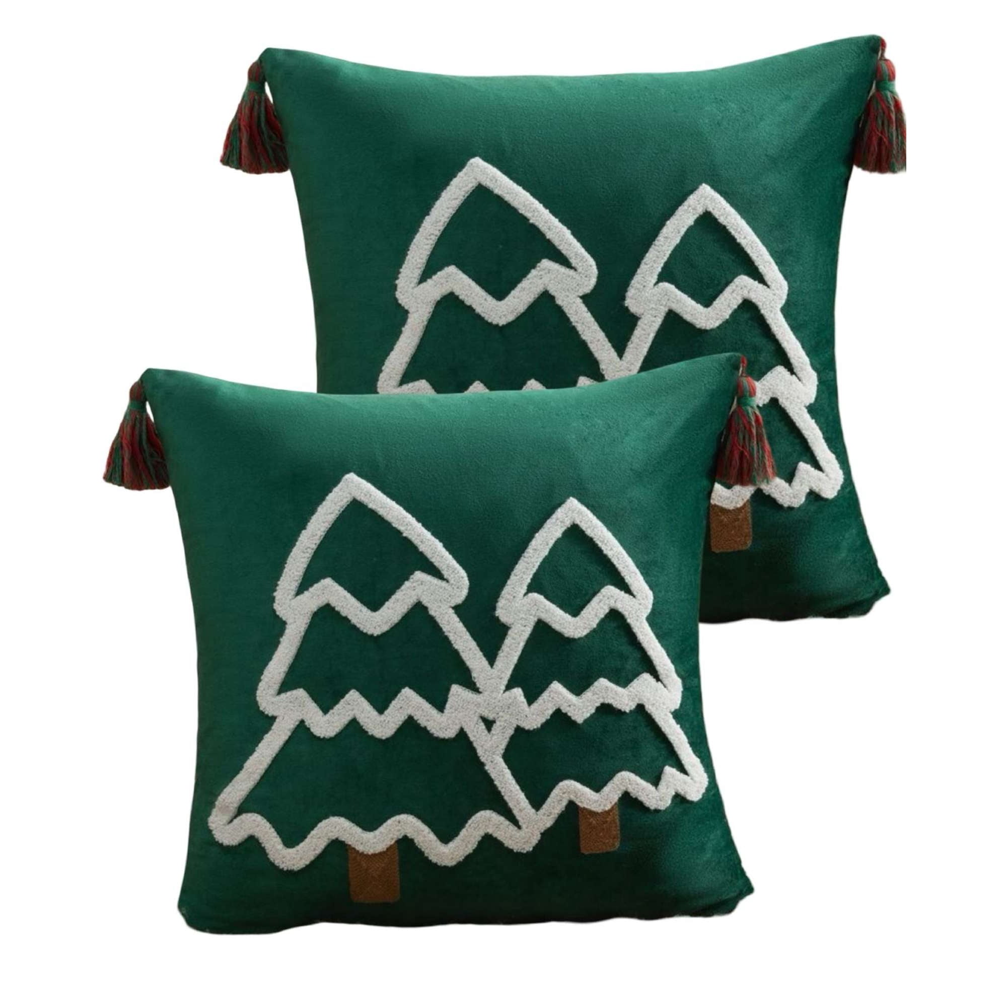 Genérico - Set De 2 Fundas De Cojin Para Navidad A4