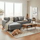 thumbnail image 1 of Sofa Seccional Bloccare 2 Cuerpos - Tela Verona (Gris), 1 of 3