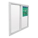 thumbnail image 2 of Ventana Termopanel Pvc Corredera Blanca 100x100cm Dvp, 2 of 5