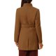 thumbnail image 3 of INSPIRE CHIC Abrigo Largo Clásico de Mujer con Cuello Alto, Manga Larga, Cinturón de Invierno, Talla S, Marrón Oscuro, 3 of 8