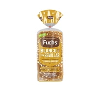 Pan De Molde Blanco Con Semillas 350 G Fuchs