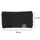 thumbnail image 5 of Diadema cálida de invierno para mujer, forro polar peludo, tejido de cable grueso, calentador de orejas, 5 of 8