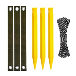 Ioensy - Kit De Anclaje Para Árboles Proteger Árboles Jóvenes Estacas De Anclaje Para Plantas De Jardín Amarillo