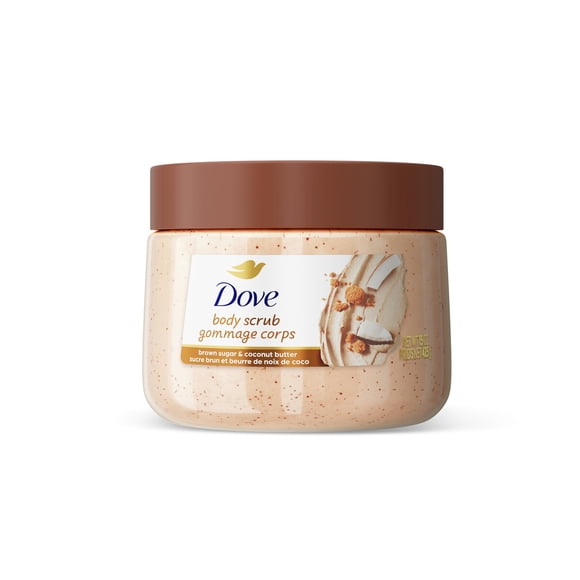 Exfoliante Dove Brown Sugar y Manteca de Coco 15 oz 444 ml