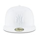 thumbnail image 1 of Gorra New Era New York Yankees 59FIFTY ajustada, blanca, talla 7 1/8, 1 of 5