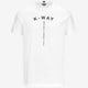 thumbnail image 1 of Polera K-Way Men Odom Typo Established White, 1 of 5