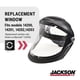 thumbnail image 2 of Window Jackson Safety de repuesto para protector facial MAXVIEW, 2 of 9